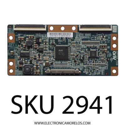 T-CON PARA MONITOR VIEW Z / NUMERO DE PARTE 5531T09C07 / 37T05-C06 / T370HW03 VB CTRL BD / PANEL T315HW04 V.8 / MODELO VZ-32RTH	